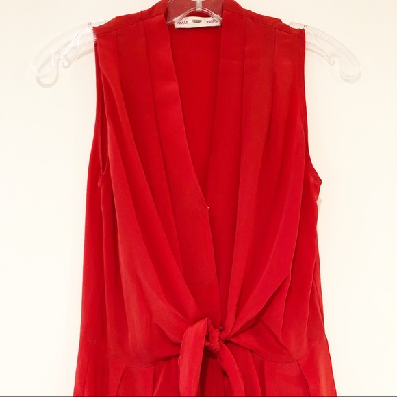Amanda Uprichard Tie Front Dress - XS - Picture 2 of 6
